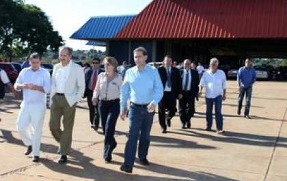 Ministro Aldo Rebelo visita Campo Grande e percorre parque esportivo