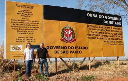 Começa o asfaltamento entre Murutinga e Planalto
