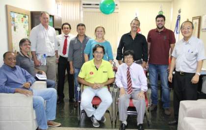 Andradinense que virou prefeito de Ubatuba faz visita a Jamil