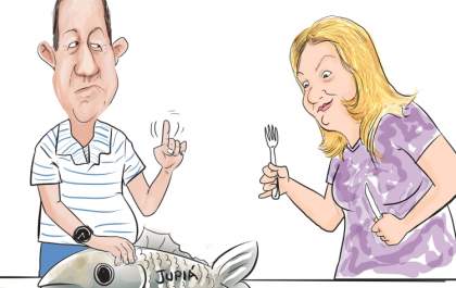 Charge do dia: Tem gente de olho no peixe do vizinho