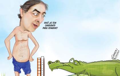 Charge do dia: Alcides Bernal em Três Lagoas