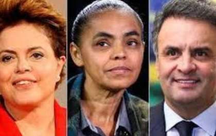 Marina sobe 13 pontos, alcança Dilma e venceria no segundo turno