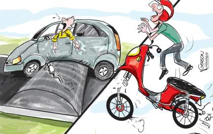 Charge do dia: E as lombadas três-lagoenses?